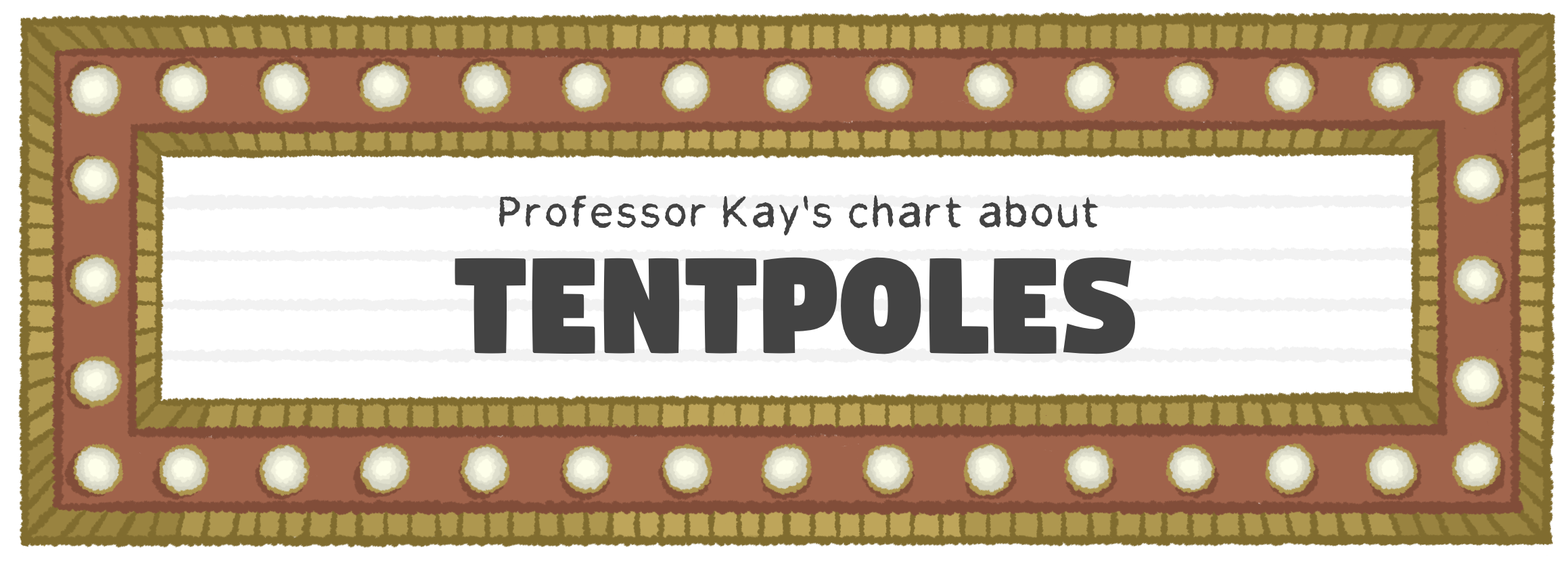 Professor Kay's chart about Tentpoles